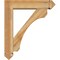 Ekena Millwork Legacy Arts and Crafts Rough Sawn Bracket w/ Offset Brace, Western Red Cedar, 6"W x 24"D x 28"H BKT0604X24X28LEC03RWR - alternate 3